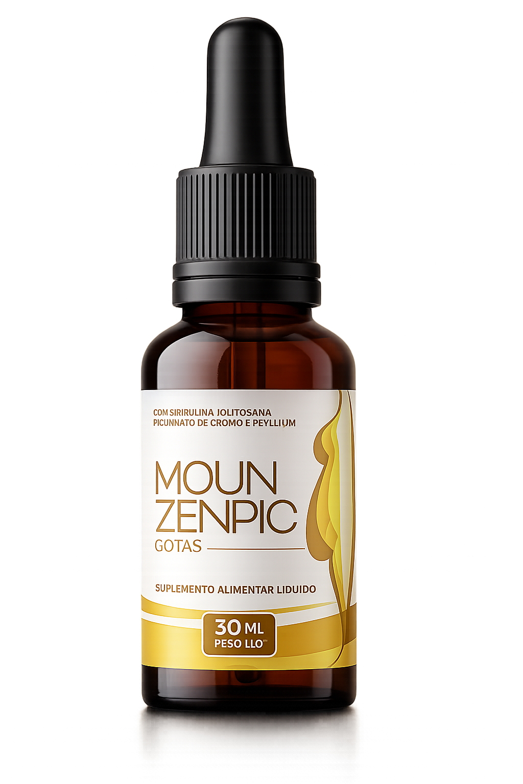 Frasco Moun Zenpic Gotas — suplemento alimentar líquido 30 ml